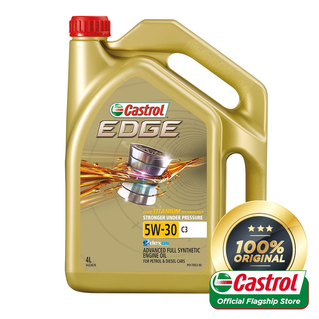 Castrol EDGE 5W-30 C3 Engine Oil for Petrol and Diesel ...