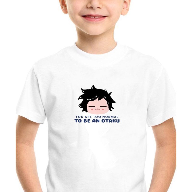 You Are Too Normal To Be An Otaku Funny Anime Love Printing T Shirt Summer Boy Girl Short Sleeve Tshirt Korean Shopee Malaysia - otaku t shirt roblox