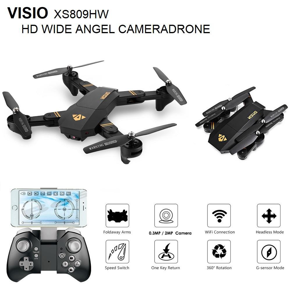 drone visuo xs809hw wifi camera hd 720p 2mp