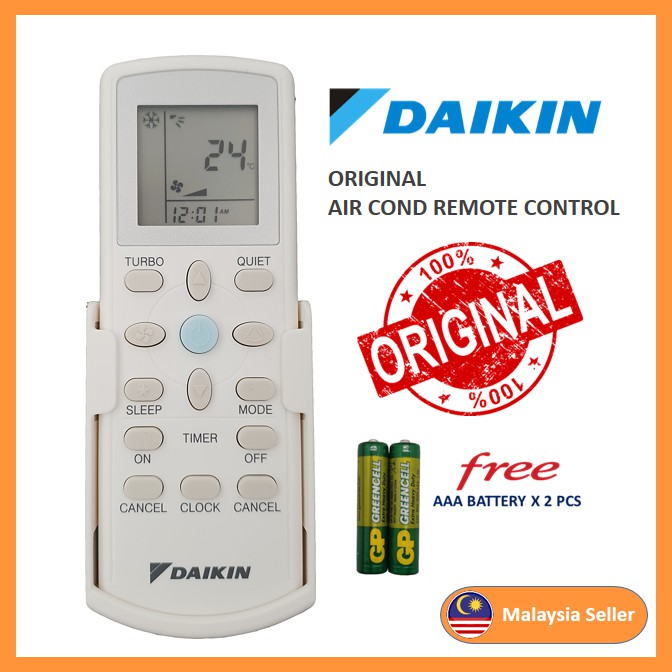 Genuine Original Daikin Aircond Air Cond Air Conditioner Remote