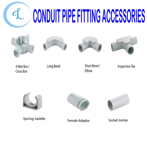 [READY STOCK] CONDUIT PVC PIPE FITTING (NO SIRIM) | Shopee Malaysia