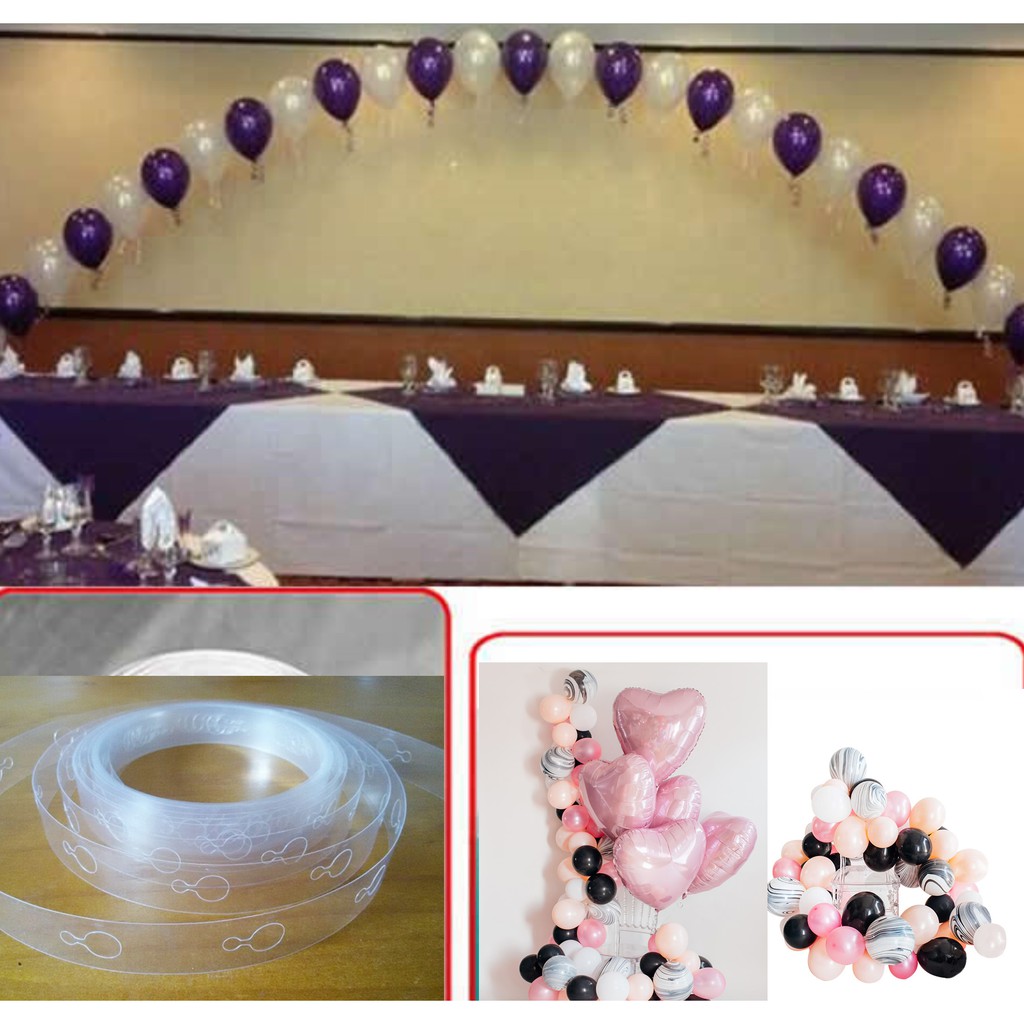 Balloon Decorating Strip Connect Chain Diy Balloon Arch Strip Tape