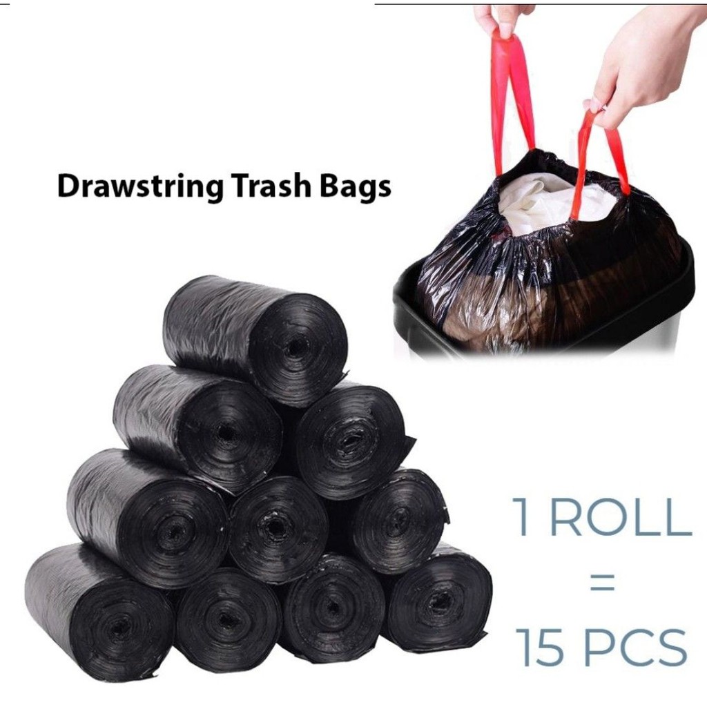 [new] Hand-held Thickened Drawstring Trash Bag 