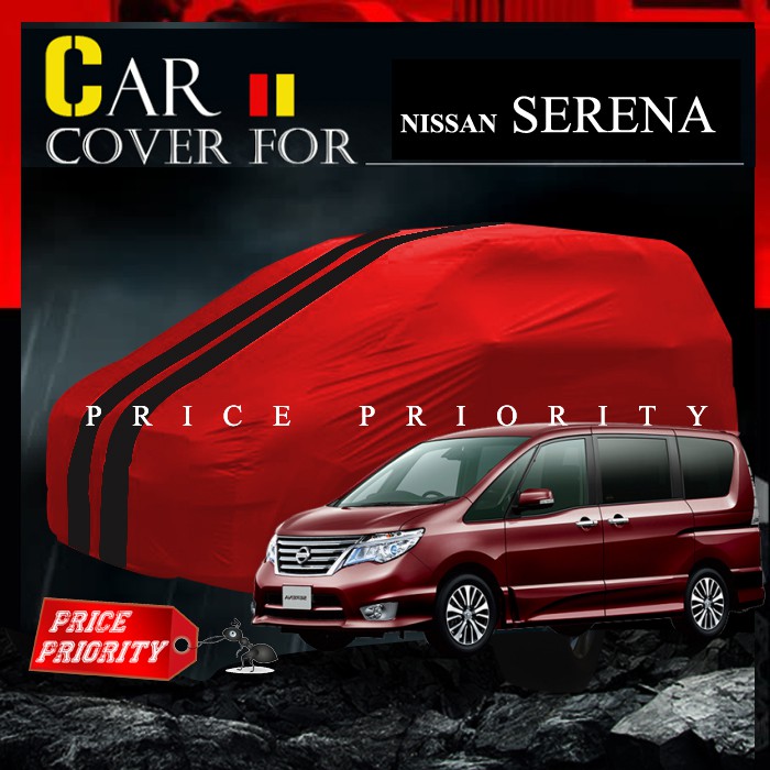 Waterproof Rubber Car Cover With Lock System For Nissan Serena Shopee Malaysia