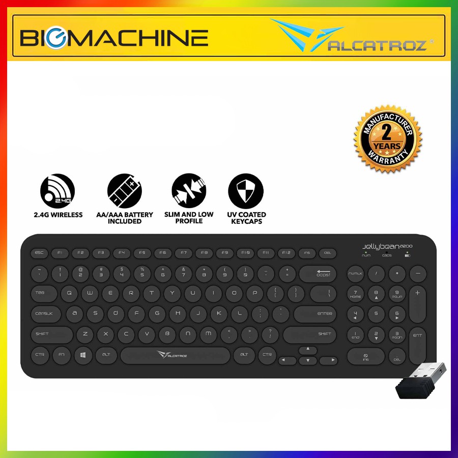 Alcatroz Jellybean A200 Wireless Keyboard