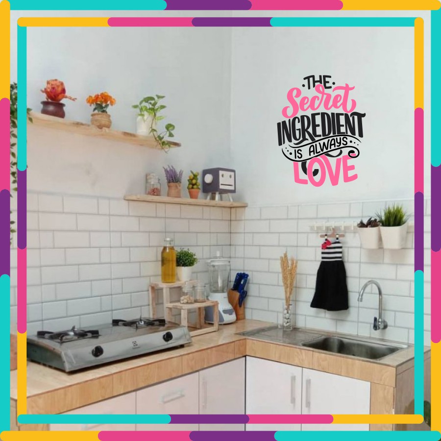 Buy Waterproof Kitchen Wall Sticker Decoration Hiasan Dinding Dapur Seetracker Malaysia