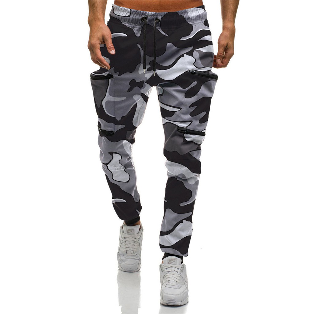 black and white camo sweatpants