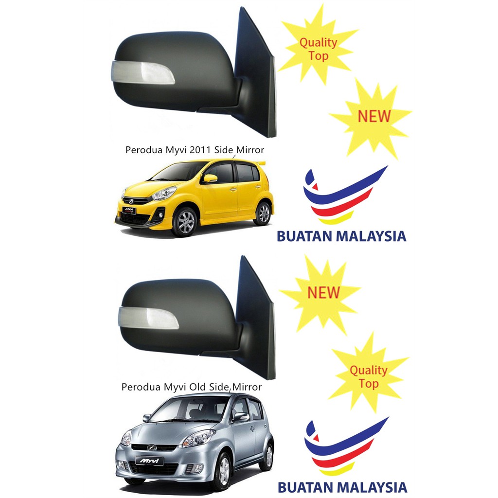 Side Mirror Perodua Myvi Old/Myvi 2011  Shopee Malaysia