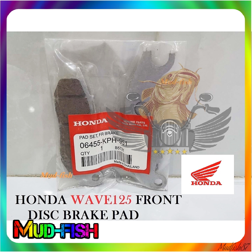 HONDA WAVE 125 ORIGINAL FRONT DISC BRAKE PAD W125 Shopee Malaysia