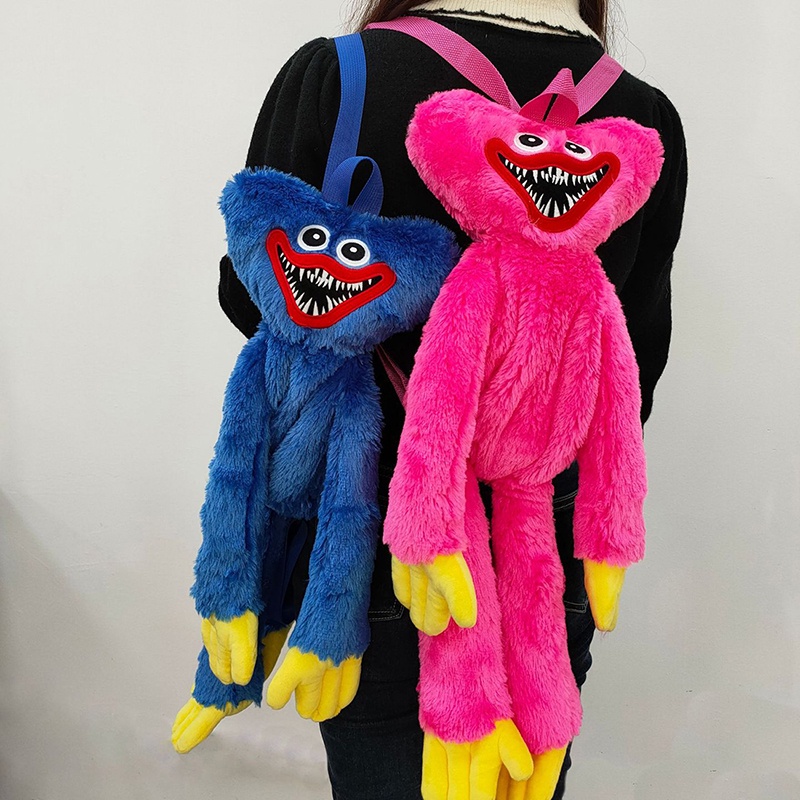 Trendy Style 40cm Huggy Wuggy Bag Poppy Playtime Plush Backpacks Game Character Stuffed Toys Fashion Travel