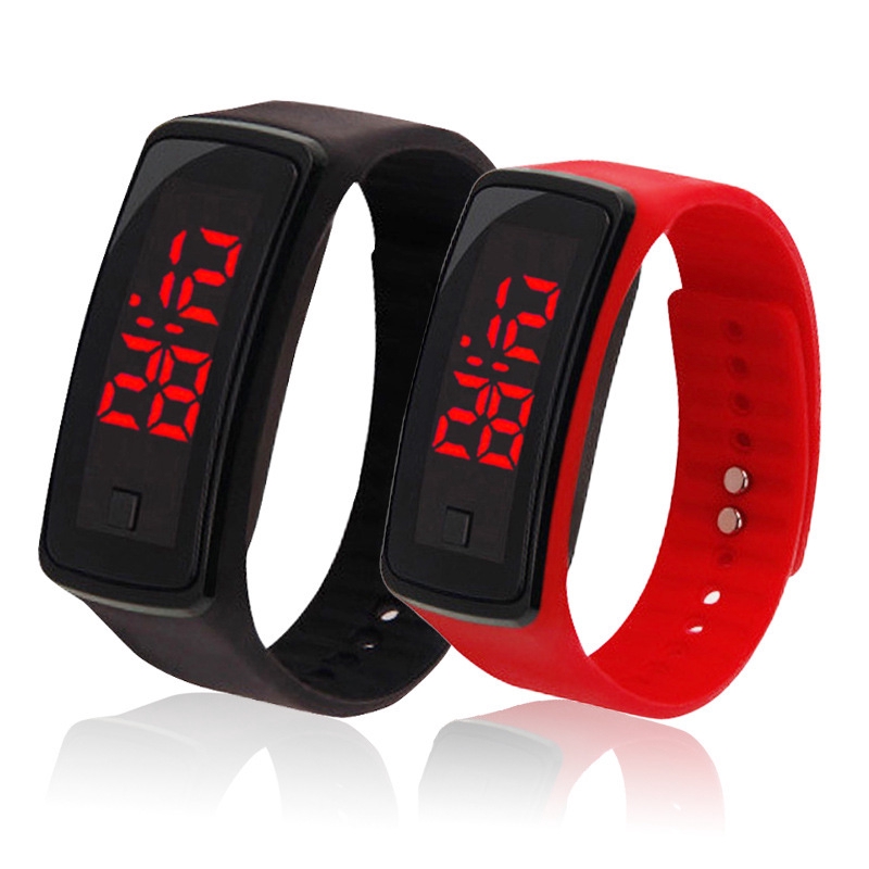 led band watch
