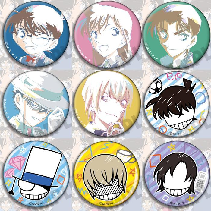 Detective Conan Anime Peripheral Badge Badge Kid Shinichi Haibara Ai ...