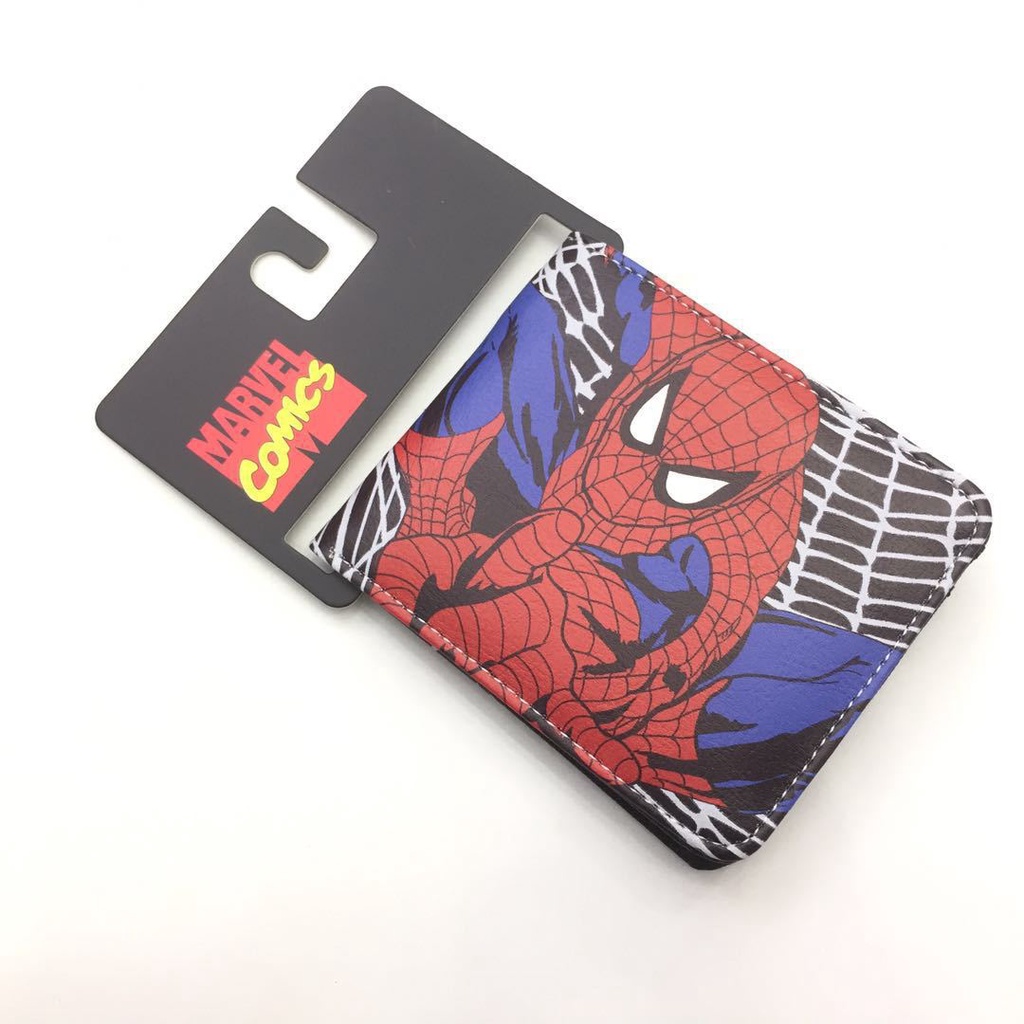 Marvel animation surrounding Spiderman short 20% off wallet black spider venom youth personality zero wallet wallet