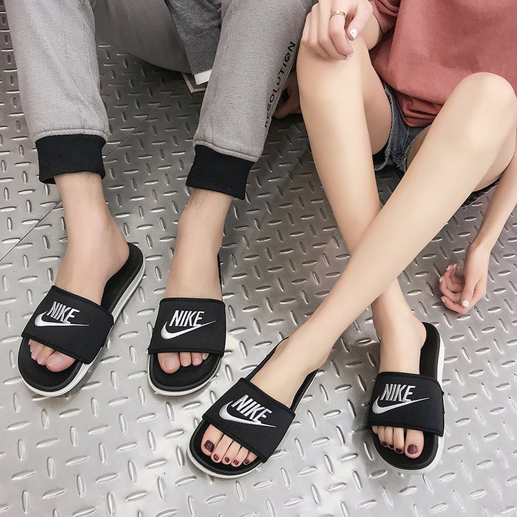 nike slippers couple