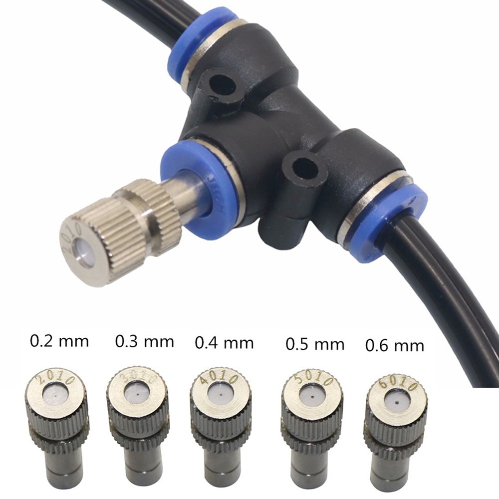 3Pcs 0.2mm to 0.6mm Garden Sprayer Stainless Steel Mist Nozzle Watering