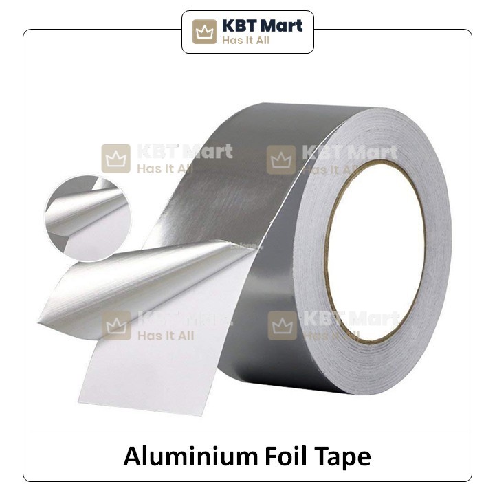 Aluminium Foil Tape 48mm 70mm 100mm / High Temperature Resistance ...