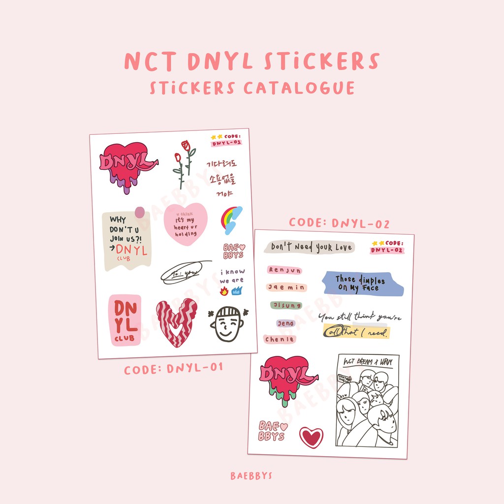 nct dream dnyl sticker