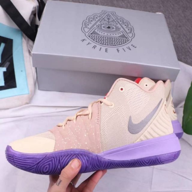 kyrie 5 purple and gold