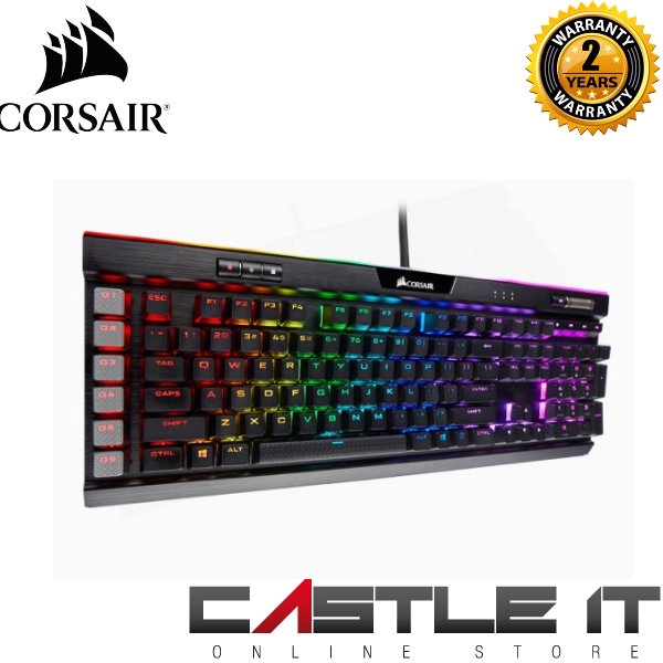 Corsair K95 Rgb Platinum Xt Mechanical Keyboard Mx Blue Black Pbt Keycap Ch Na Shopee Malaysia