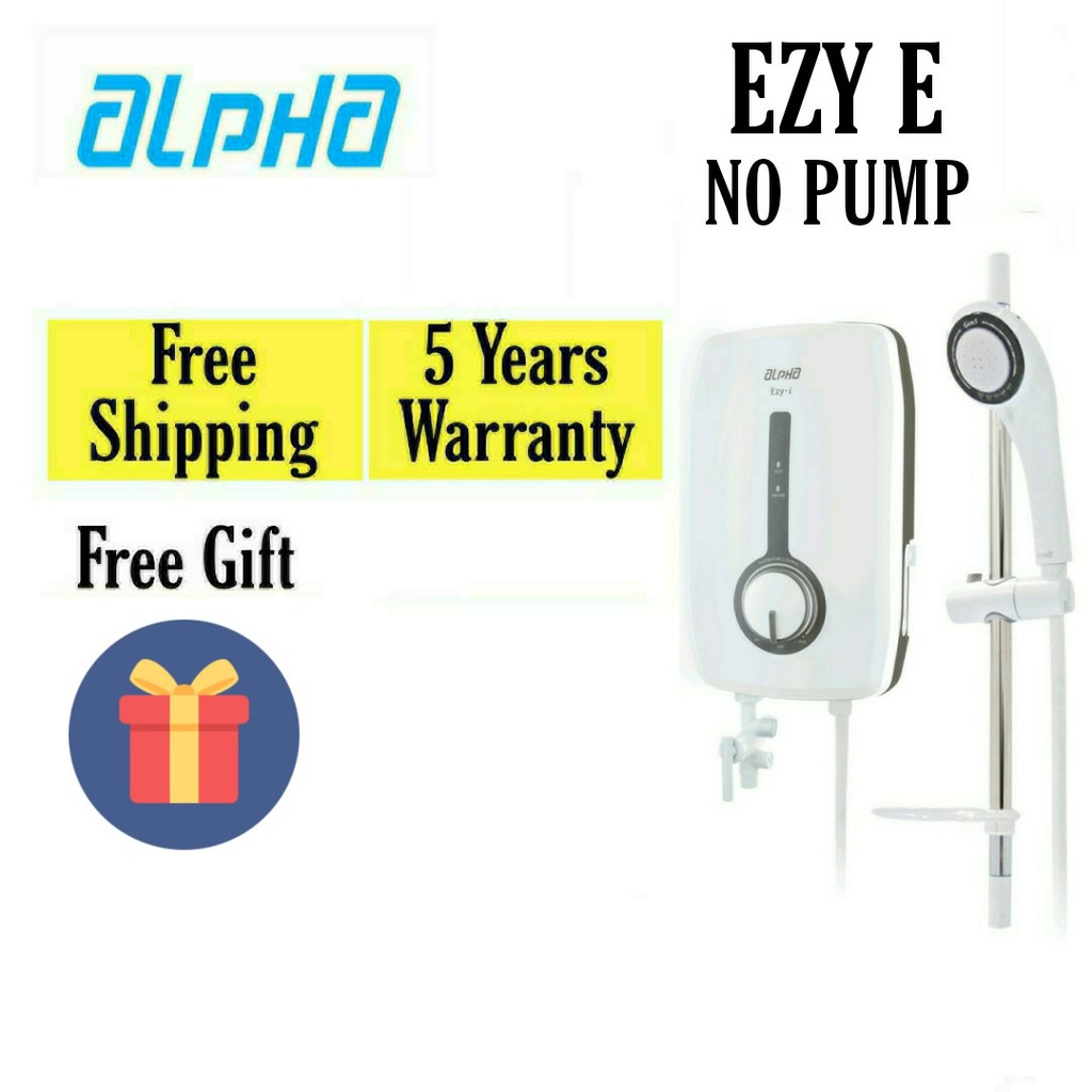 ALPHA EZY E NO PUMP WATER HEATER | Shopee Malaysia