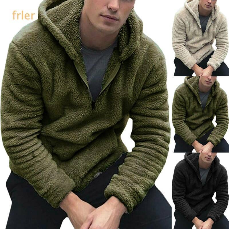 fluffy fleece hoodie