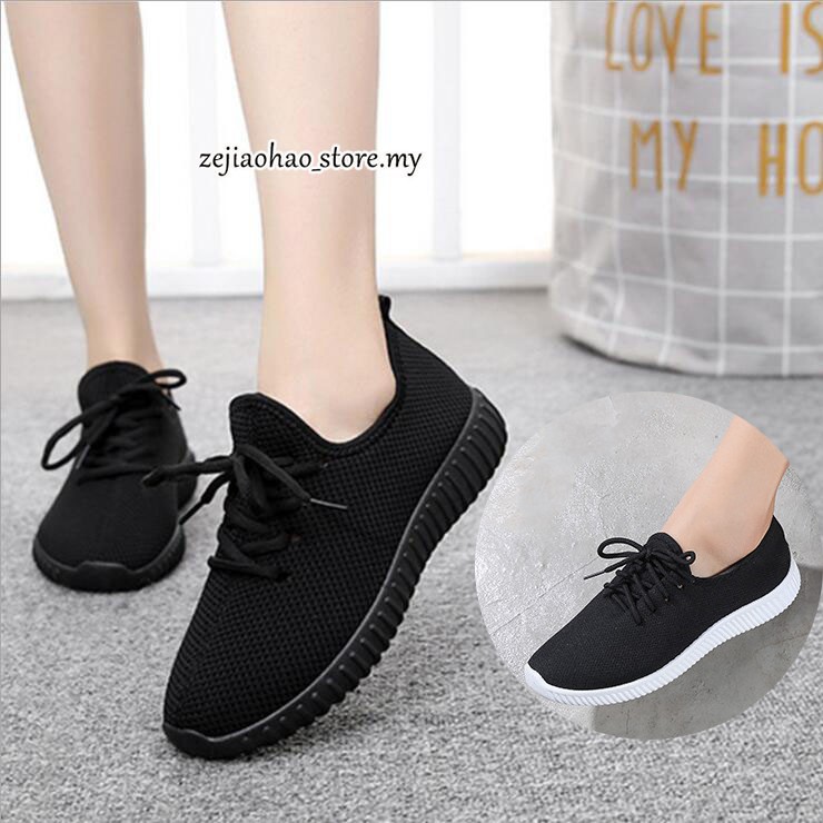 ladies black casual shoes