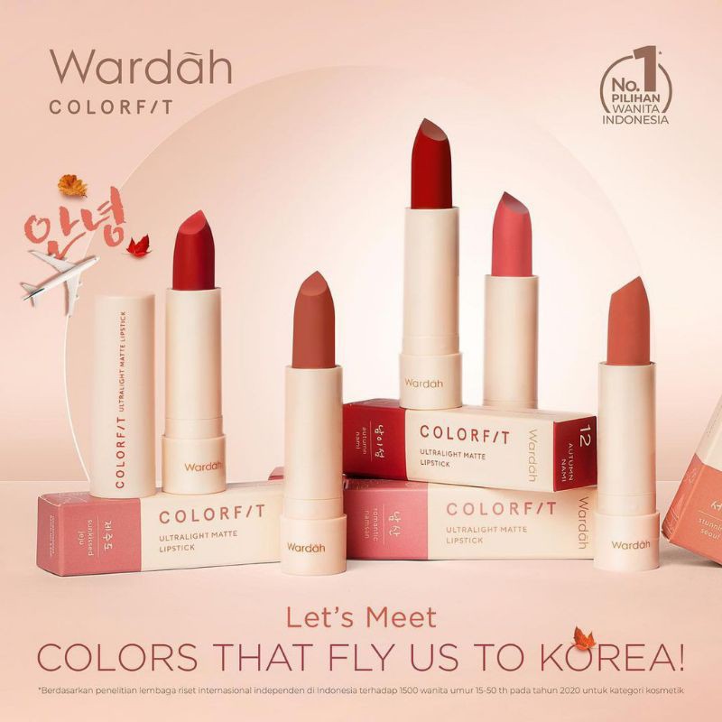 Buy Wardah COLORFIT Ultralight Matte Lipstick  SeeTracker Malaysia