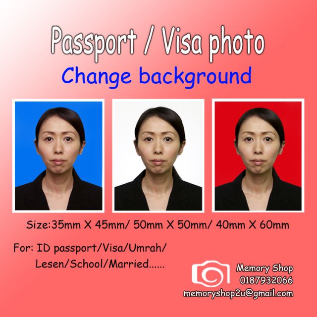 Saiz gambar passport malaysia