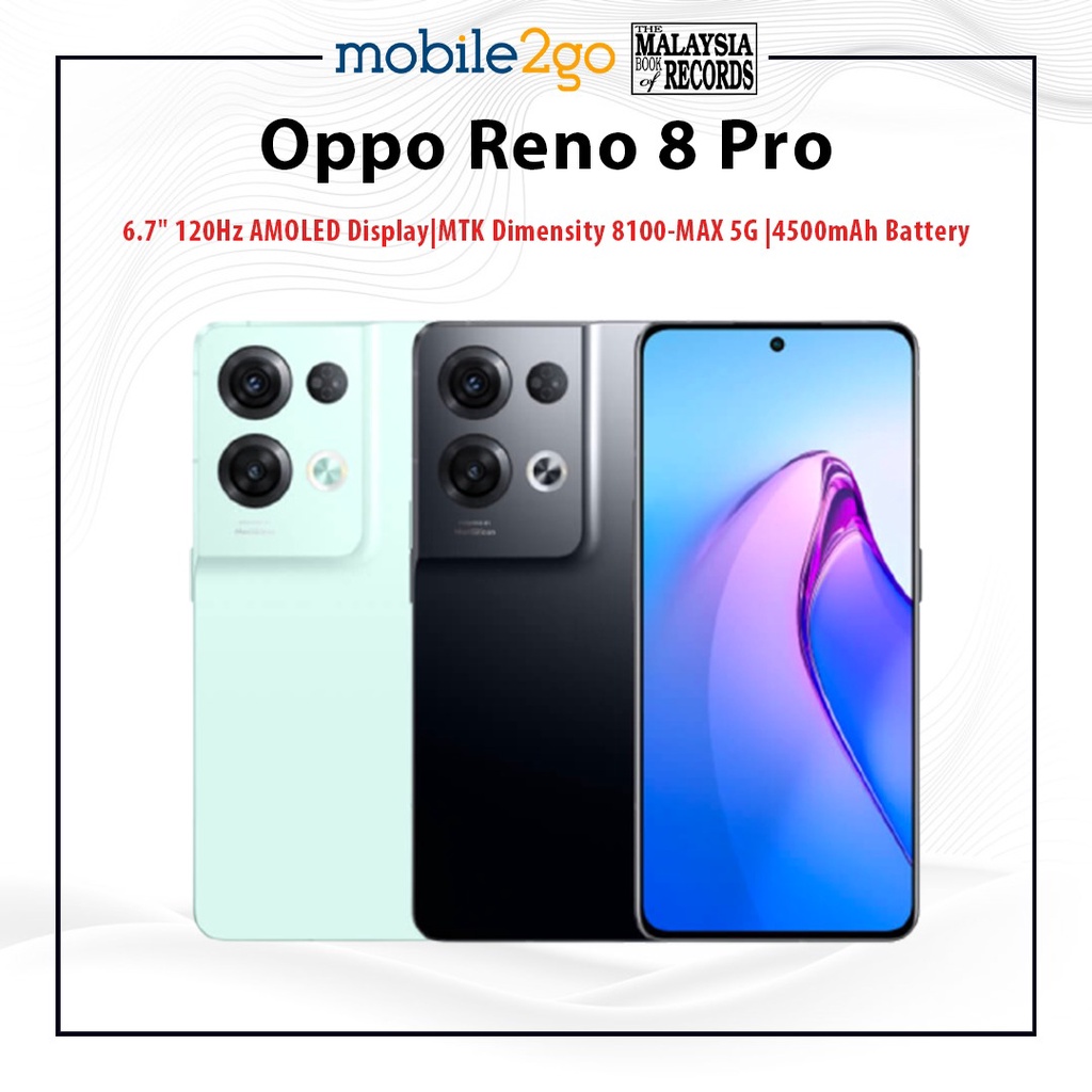 Oppo Reno 8 Pro Price in Malaysia & Specs - RM3499 | TechNave