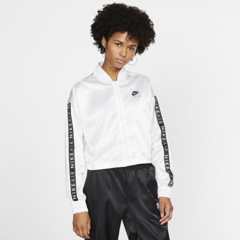nike air jacket white