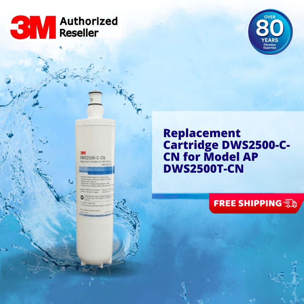 3M Water Filter 3M DWS2500CCN Replacement Cartridge For DWS2500T