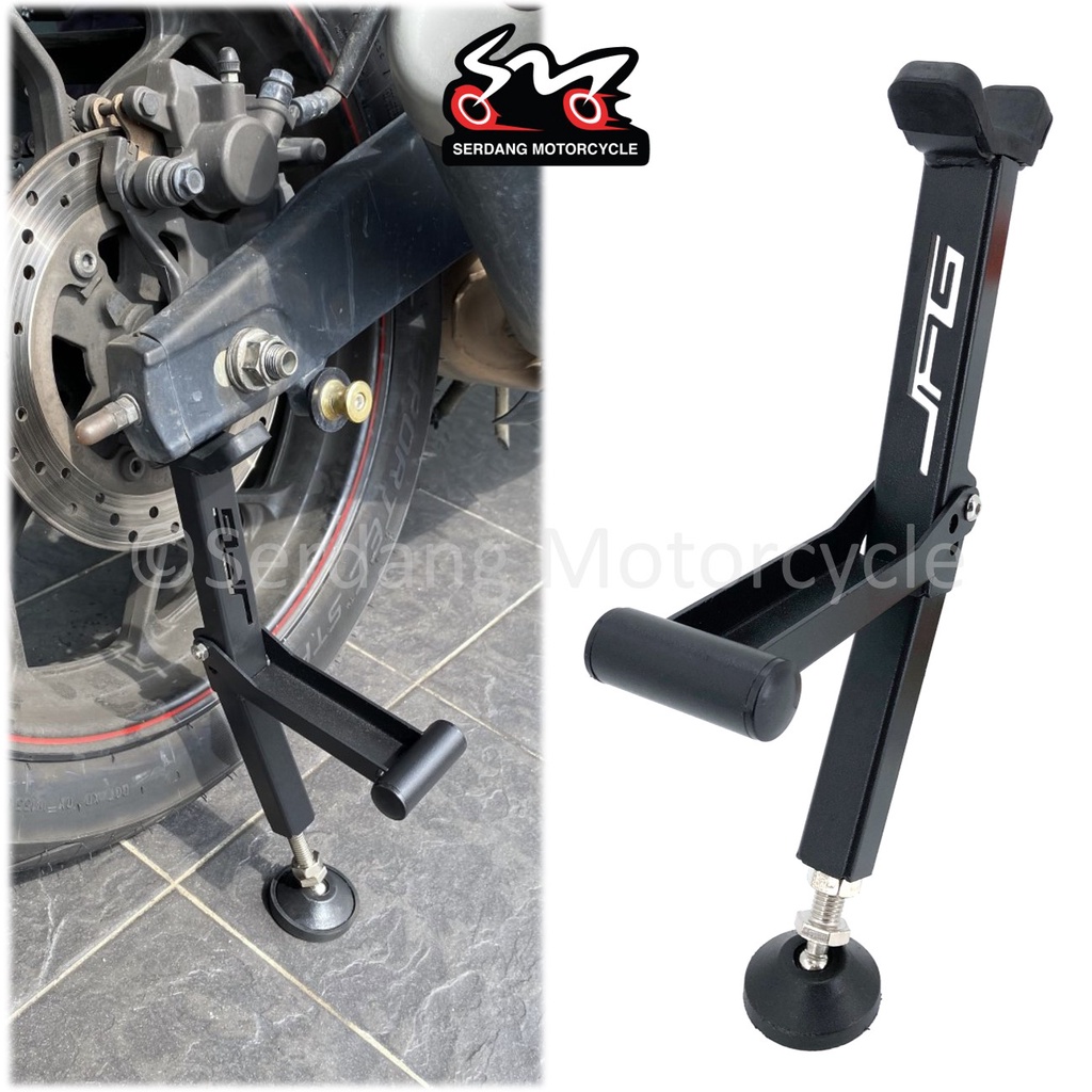 Portable Single Side Paddock Stand Swing Arm Wheel Lifter Pack Jack Motor Motorcycle Touring