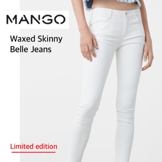 mango waxed skinny belle jeans