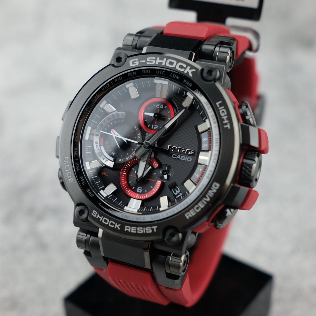 Casio G Shock Eco Drive Bluetooth Sports Watch Men Mtg B1000 1a 1a4 B1000b 1a Shopee Malaysia