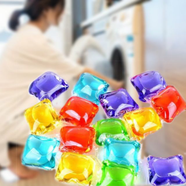 [1pc] Laundry Detergent Pods Fragrant Water Soluble Clothes Washing Liquid Detergent Ball Gel