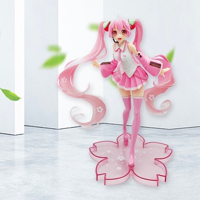 Anime Manga Hatsune Miku Snow Miku 17 Vocaloid Acrylic Stand Figure Charm Decor Collection Toys Hobbies