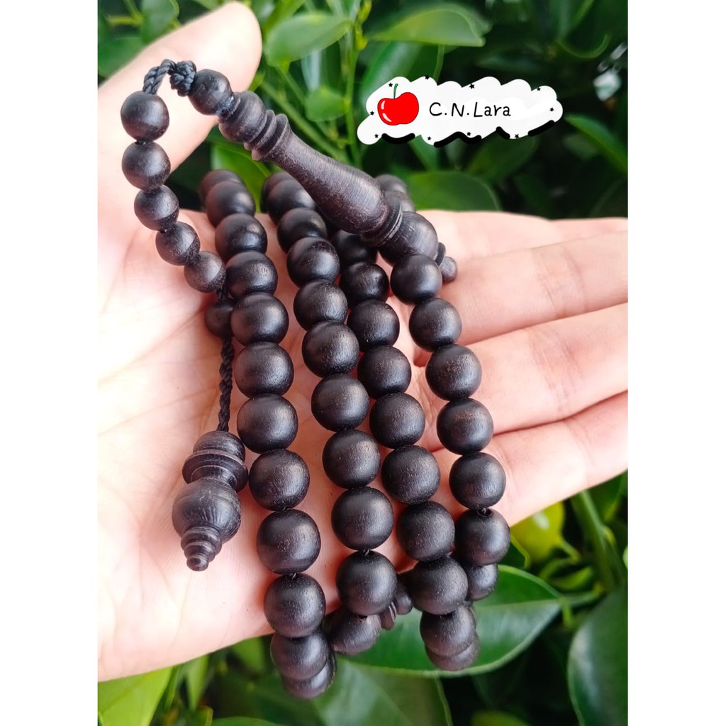 Tasbih99 Teras Gemunggal Hitam 100 Original