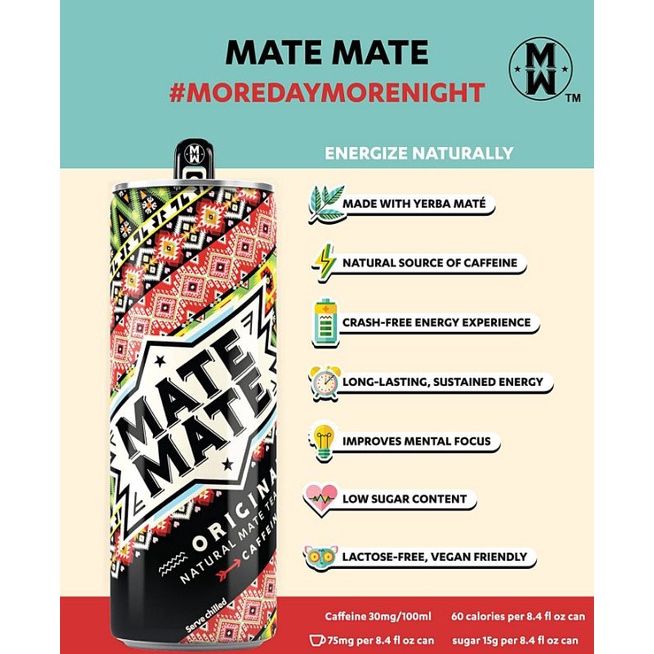 MATE MATE Original Natural Yerba Mate Energy Drink Shopee Malaysia