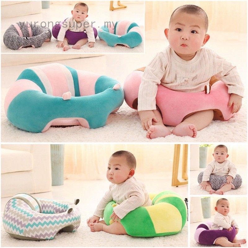 Kids Baby Support Seat Sit Up Soft Chair Cushion Sofa Plush Pillow