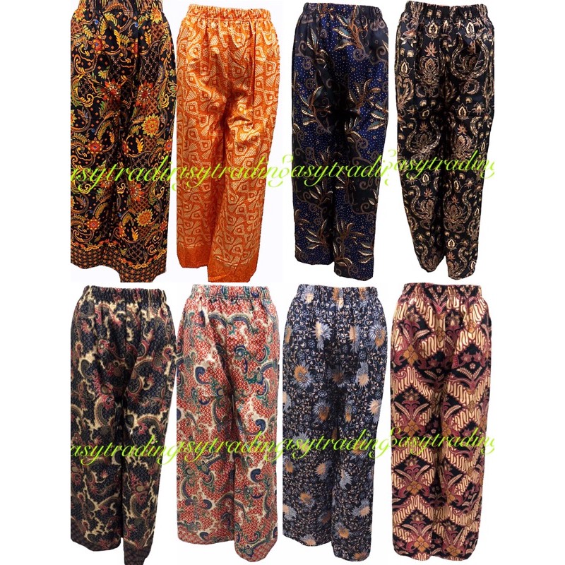 Buy Seluar Palazo Batik Panjang Murah Kain Lembut Bergetah Di Pinggang Free Size 月子沙笼裤 Seetracker Malaysia