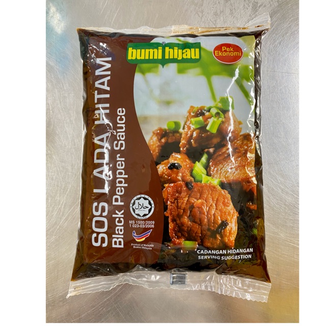  Bumi  Hijau  Sos  Lada  Hitam  1 Kg Shopee Malaysia