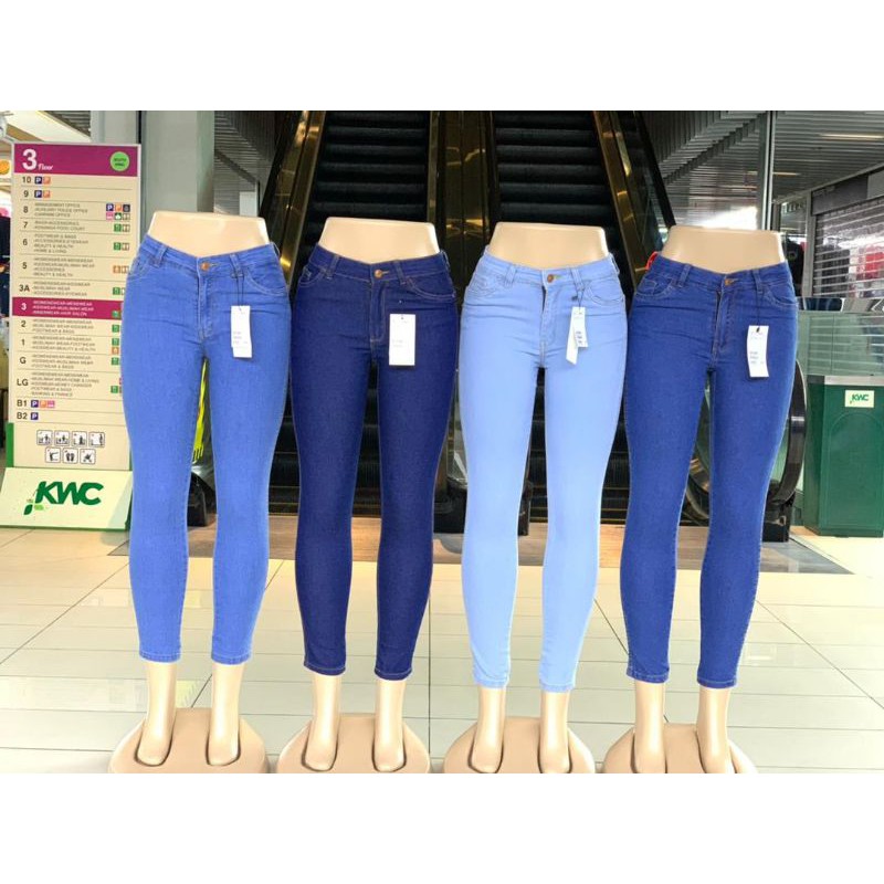 skinny fit jeans ready stock kain stretchable ???
