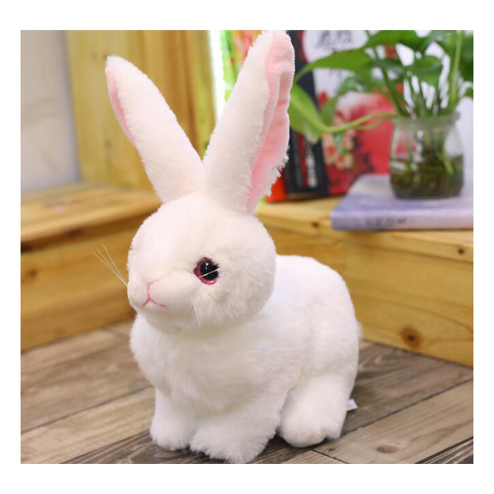 realistic bunny stuffed animal