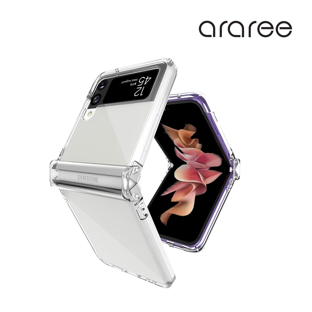 ARAREE Case Z Flip 3 Nukin 360 Clear Hard :