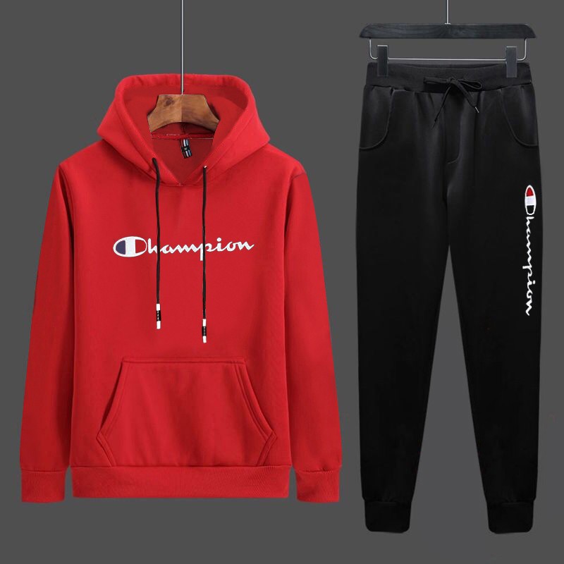 champion hoodie suit