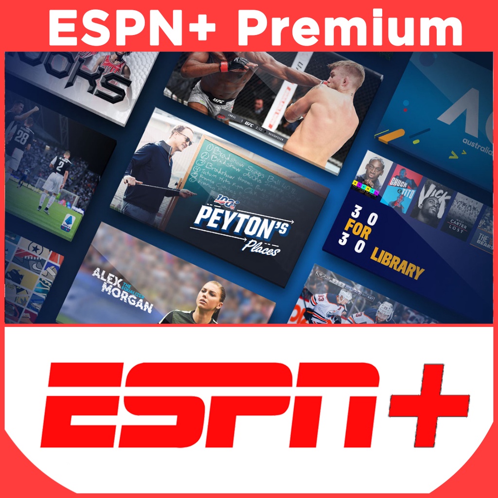 ESPN Plus Premium Account ( instant delivery + warranty ) | Shopee Malaysia