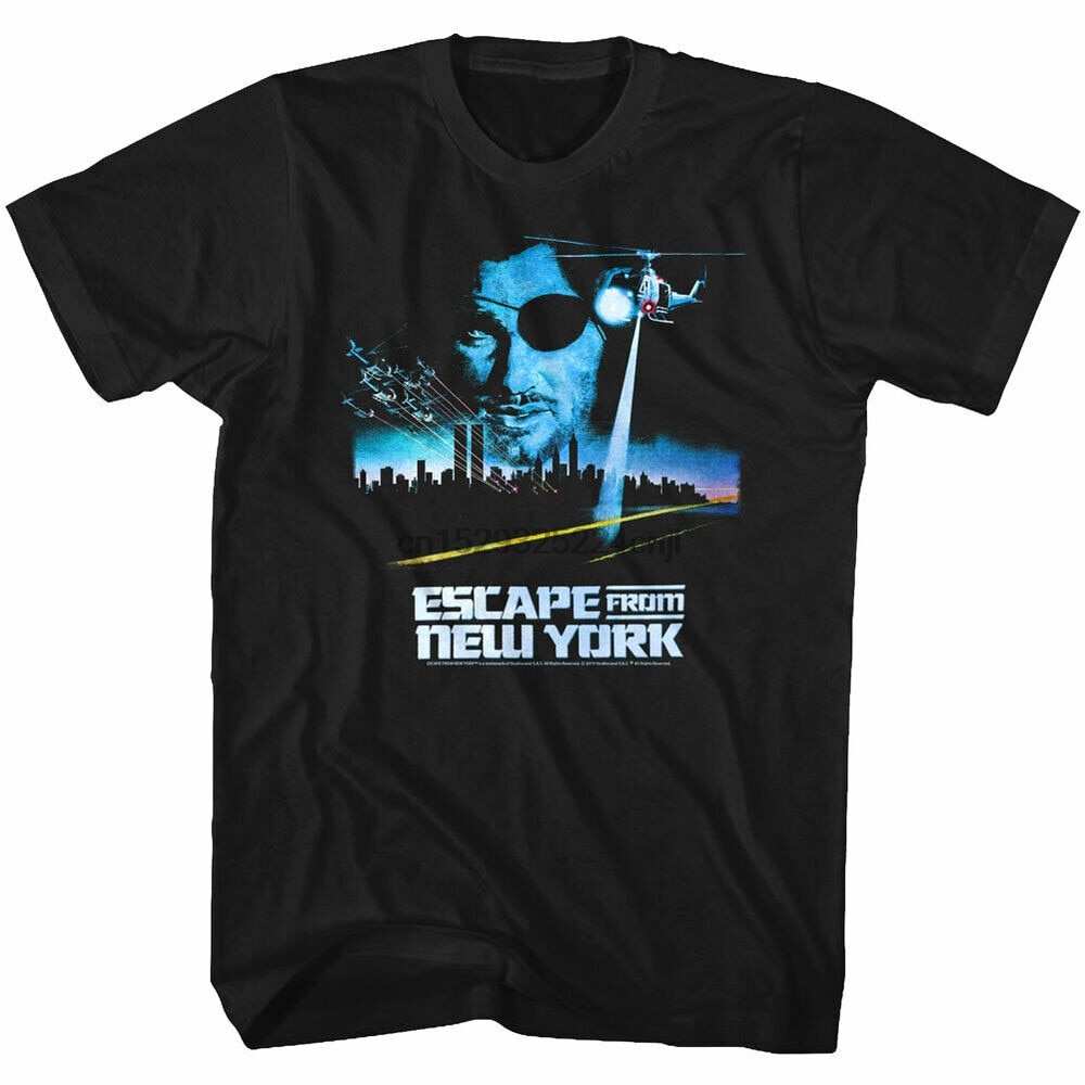 Escape From New York Helicopter Search Party Mens T Shirt Snake Plisskin Sci-Fi