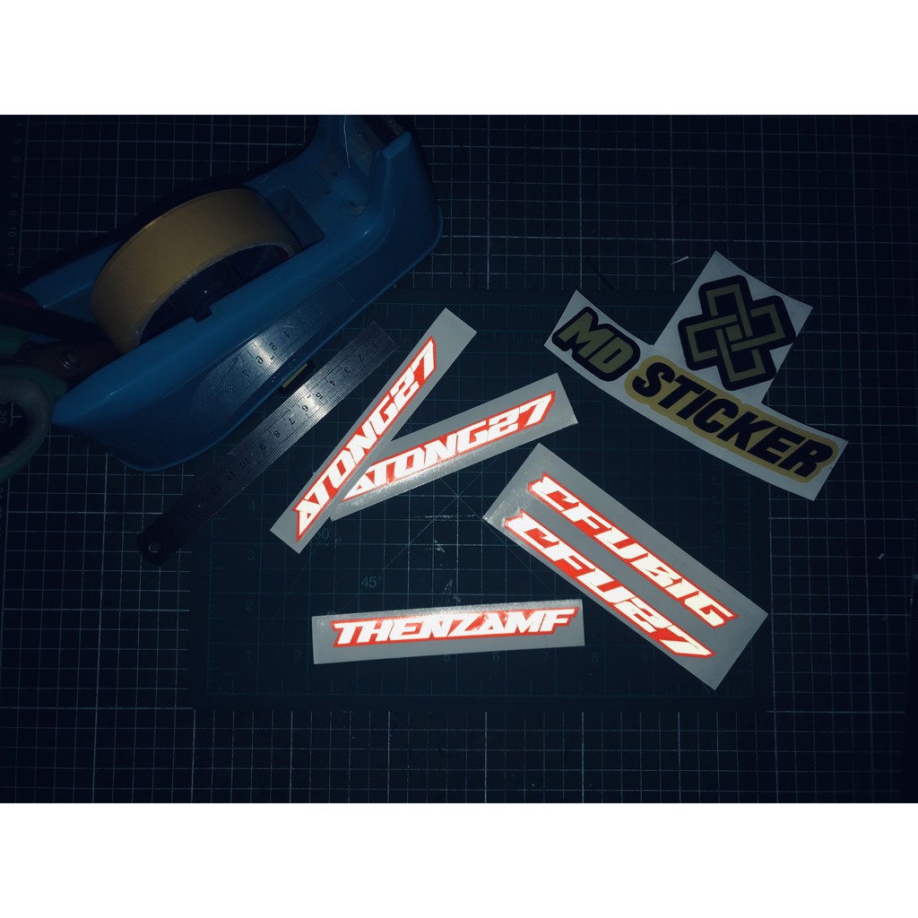 STICKER POTONG, Custom Reflective sticker. | Shopee Malaysia