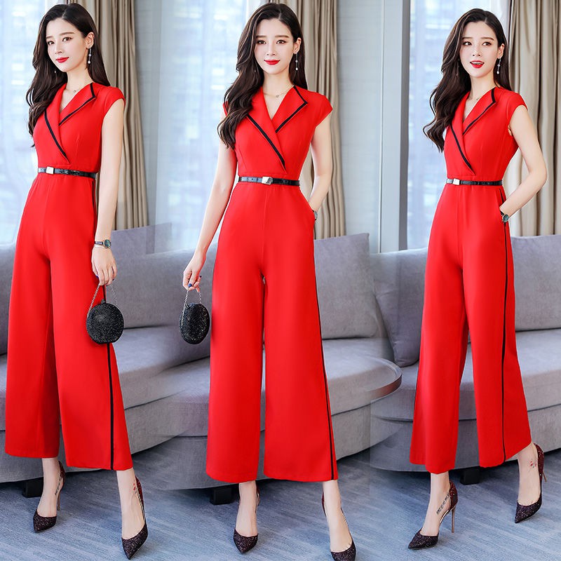 women's chiffon jumpsuits