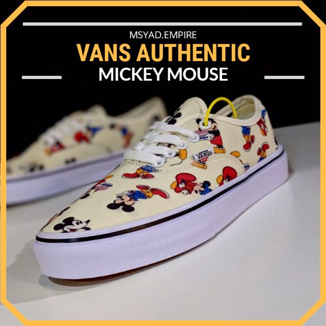 vans authentic mickey mouse